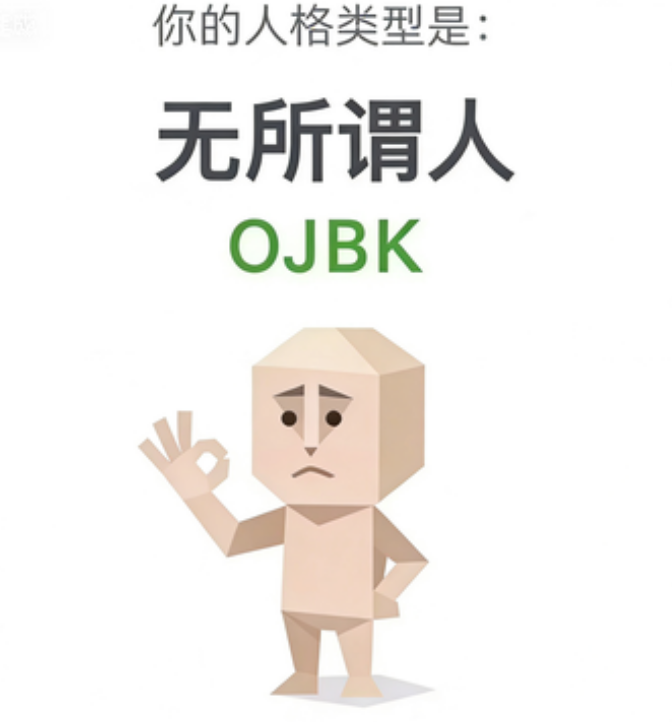 无所谓人 人格图